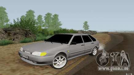 VAZ 2114 argent pour GTA San Andreas