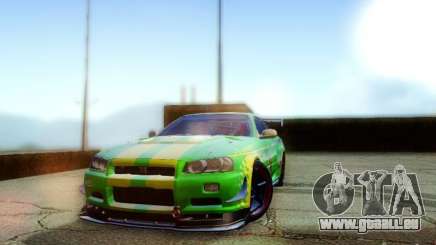 Nissan Skyline GT-R R34 pour GTA San Andreas