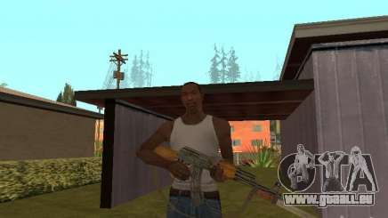 AK 47 avec un HD de baïonnette-couteau pour GTA San Andreas