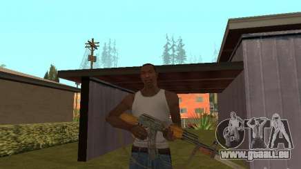 AK 47 avec un HD de baïonnette-couteau pour GTA San Andreas