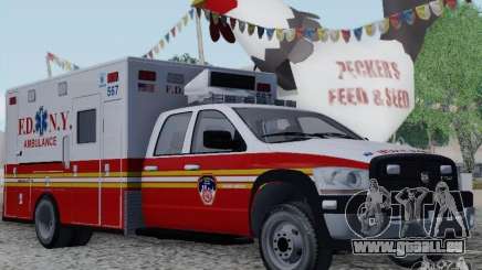 Dodge Ram Ambulance pour GTA San Andreas