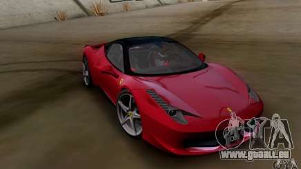 Ferrari 458 Italia V12 TT Black Revel für GTA San Andreas