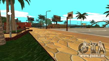 Neue Texturen-Basketballplatz für GTA San Andreas