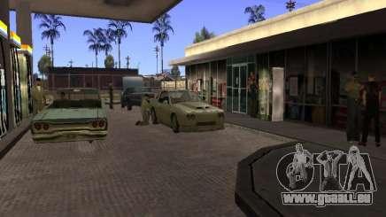 Station-service occupée à Los Santos pour GTA San Andreas