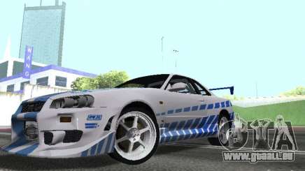 Nissan Skyline GT-R R34 pour GTA San Andreas