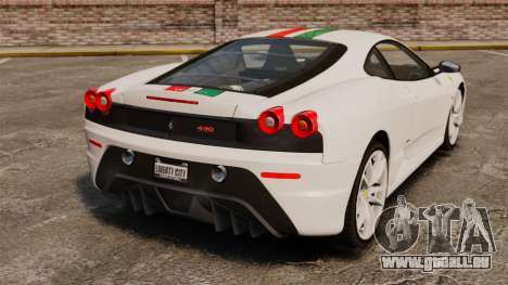 Ferrari F430 Scuderia 2007 Italian pour GTA 4
