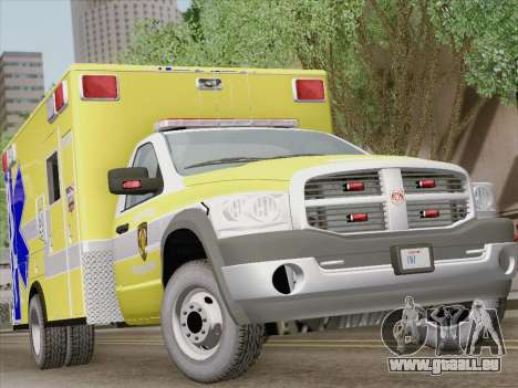 Dodge Ram Ambulance BCFD Paramedic 100 für GTA San Andreas