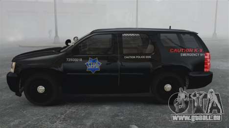 Chevrolet Tahoe 2010 PPV SFPD v1.4 [ELS] für GTA 4