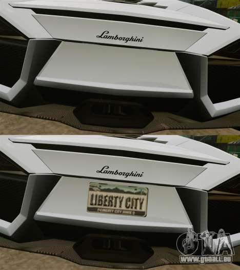 Lamborghini Reventon Roadster 2009 für GTA 4