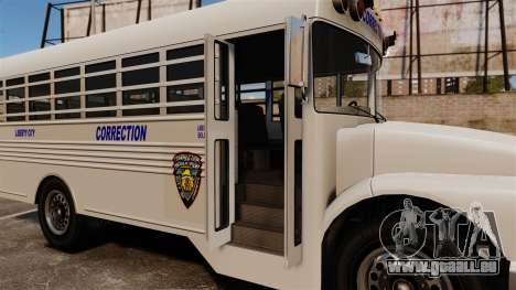 Le bus de la prison Liberty City pour GTA 4