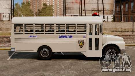 Le bus de la prison Liberty City pour GTA 4