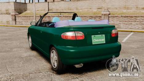 Daewoo Lanos 1997 Cabriolet Concept v2 pour GTA 4