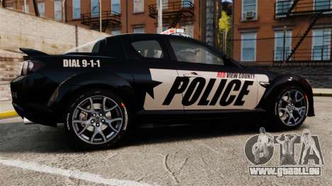 Mazda RX-8 R3 2011 Police pour GTA 4