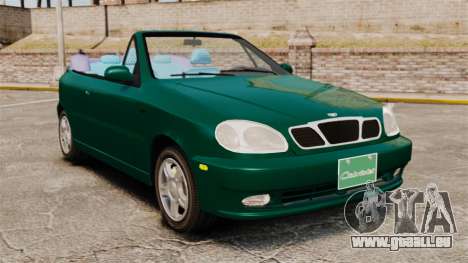 Daewoo Lanos 1997 Cabriolet Concept v2 pour GTA 4