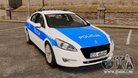 Peugeot 508 Polish Police [ELS] pour GTA 4