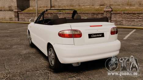 Daewoo Lanos 1997 Cabriolet Concept pour GTA 4
