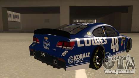 Chevrolet SS NASCAR No. 48 Lowes blue für GTA San Andreas