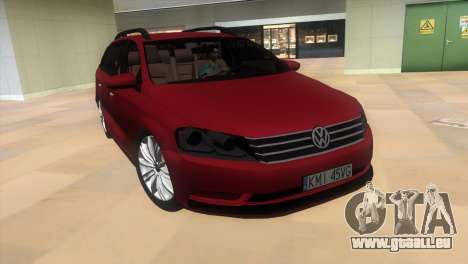 Volkswagen Passat B7 2012 pour GTA Vice City