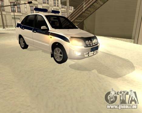 Lada Granta 2190 Police v 2.0 pour GTA San Andreas