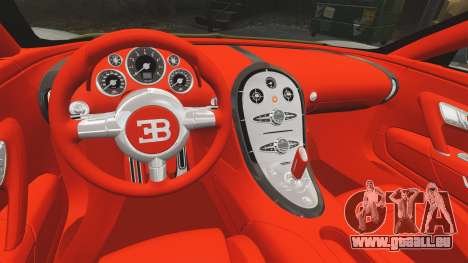 Bugatti Veyron Gold Centenaire 2009 pour GTA 4