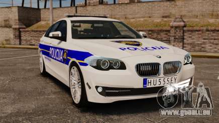 BMW M5 Croatian Police [ELS] pour GTA 4