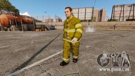 Jaunes uniformes pour les pompiers pour GTA 4