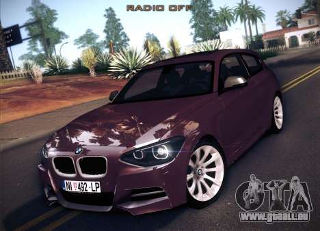 BMW M135i für GTA San Andreas