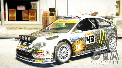 Ford Focus RS Monster World Rally Team WRC pour GTA 4