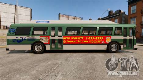 Véritable publicité sur les taxis et les bus pour GTA 4