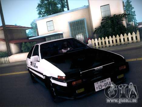 Toyota Trueno AE86 Initial D 4th Stage pour GTA San Andreas