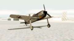 Focke-Wulf FW-190 A5 für GTA San Andreas