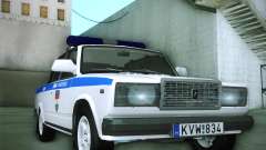 Lada 2107 Rendőrség pour GTA San Andreas