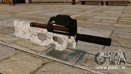 P90 Maschinenpistole Arktis Camo für GTA 4