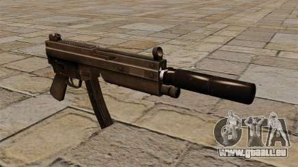 Le pistolet-mitrailleur MP5 avec silencieux pour GTA 4