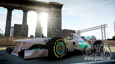 Mercedes F1 W04 (Airtug) für GTA 4