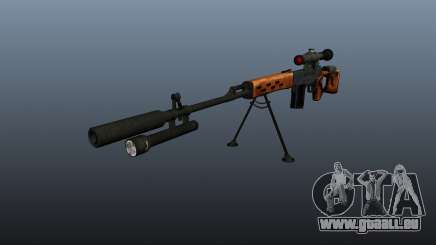 Fusil de sniper Dragunov A & K pour GTA 4