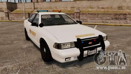 GTA V Police Vapid Cruiser Sheriff pour GTA 4