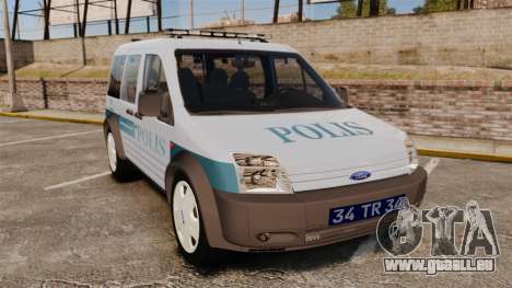 Ford Transit Connect Turkish Police [ELS] pour GTA 4