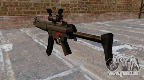 Pistolet mitrailleur HK MR5A3 pour GTA 4