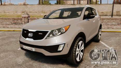 Kia Sportage Unmarked Police [ELS] pour GTA 4