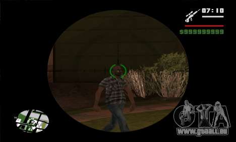 GTA V Sniper Scope pour GTA San Andreas