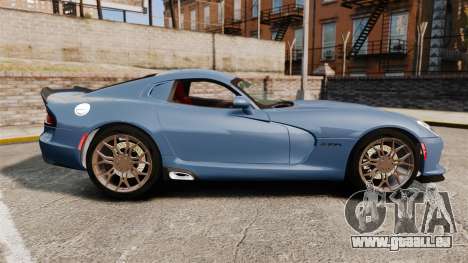 Dodge Viper SRT TA 2014 Rebuild pour GTA 4