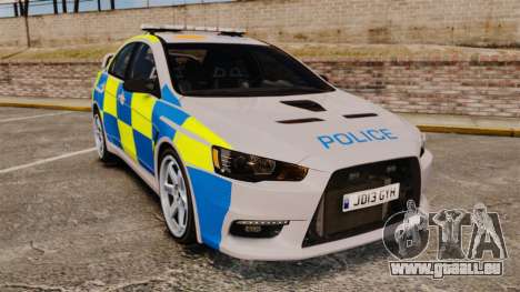 Mitsubishi Lancer Evolution X Police [ELS] für GTA 4