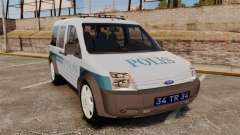 Ford Transit Connect Turkish Police [ELS] pour GTA 4