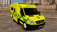 Mercedes-Benz Sprinter [ELS] London Ambulance pour GTA 4