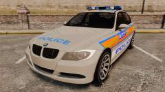 BMW 330 Metropolitan Police [ELS] für GTA 4