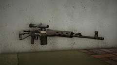 7,62 Scharfschützengewehr Dragunov SVD-s für GTA San Andreas