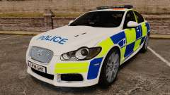 Jaguar XFR 2010 British Police [ELS] pour GTA 4