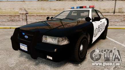 GTA V Vapid Steelport Police Cruiser [ELS] pour GTA 4