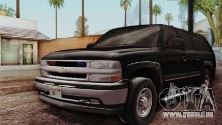 Chevrolet Suburban FBI VUS pour GTA San Andreas
